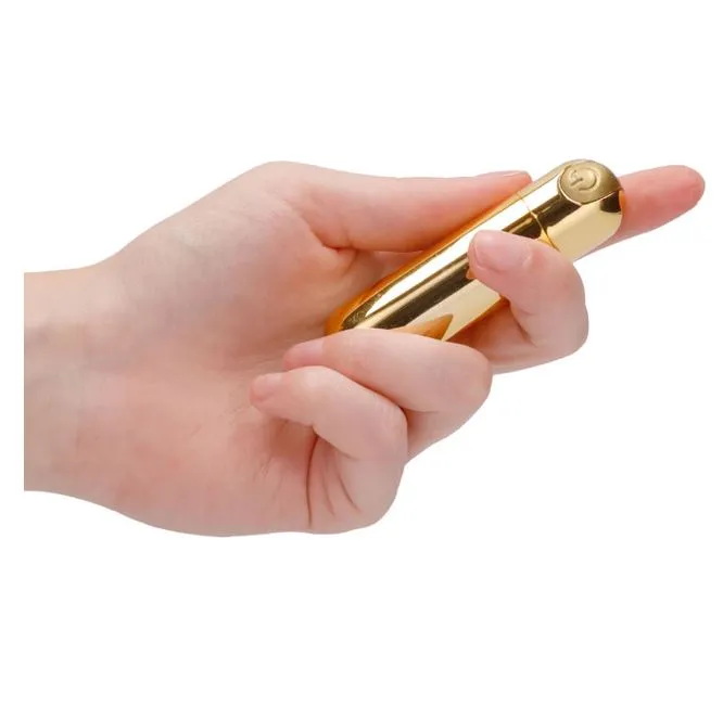 10-Speed Rechargeable Bullet Gold