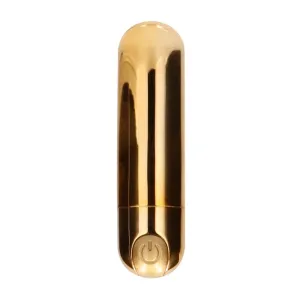 10-Speed Rechargeable Bullet Gold