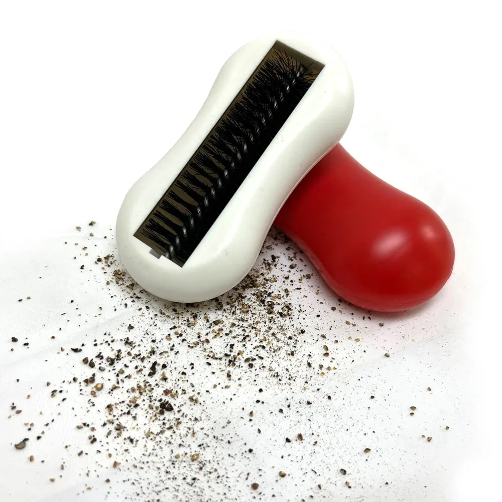 2 PC Crumb Brush Desks Tables Carpets Portable Rolling Cleaner Restaurant Vacuum