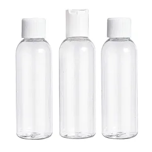 3 Pc Empty Travel Bottles Toiletry Liquid Lotion Makeup Cosmetic Containers 60mL