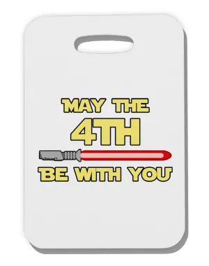 4th Be With You Beam Sword Thick Plastic Luggage Tag