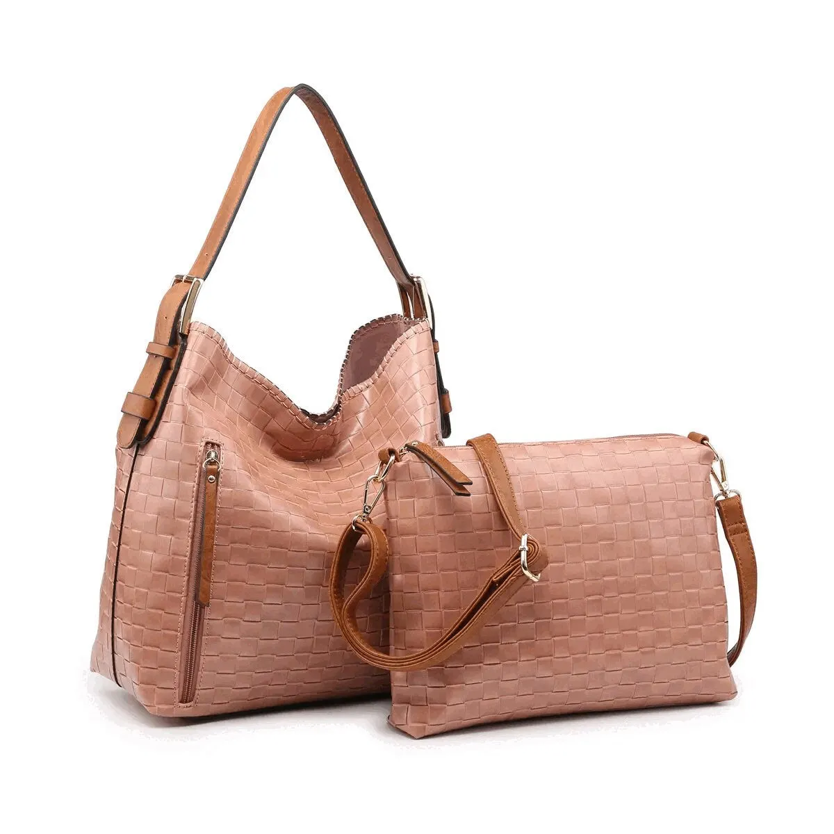 Alexa 2-in-1 Concealed Carry Hobo Bag Gray.