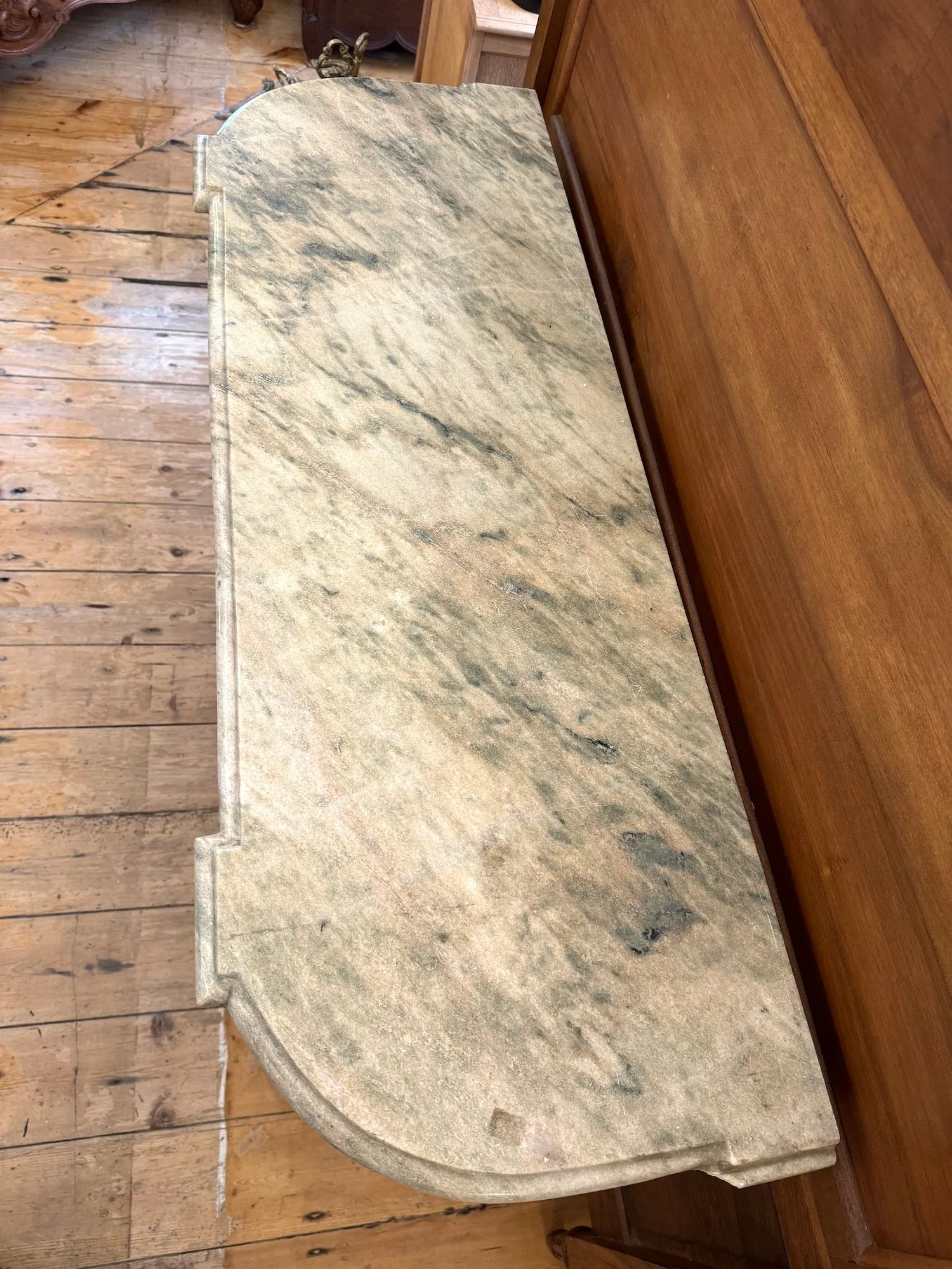 Antique French Louis XVI Marble Console Table