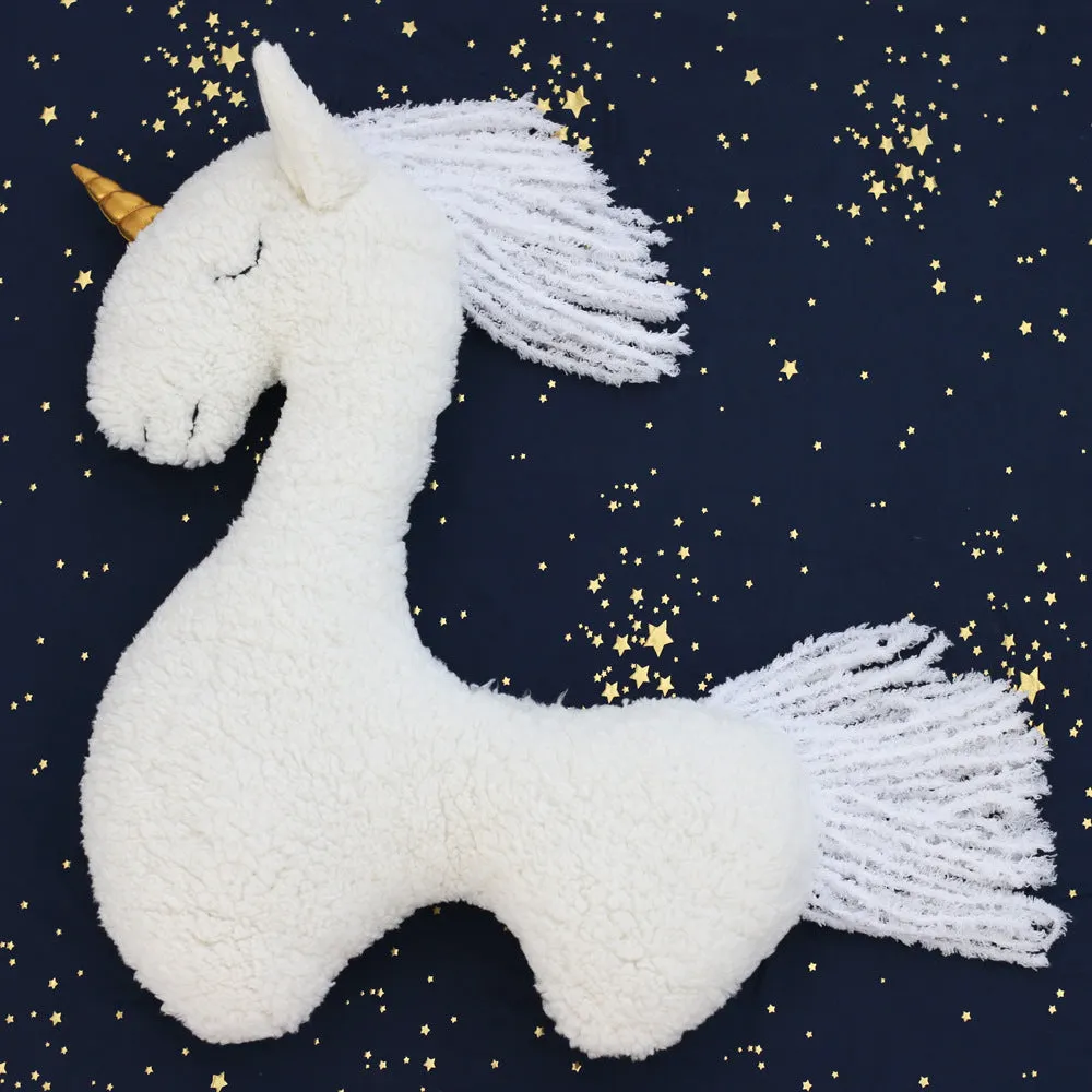 Babymoon Unicorn Horse  Posing Pillow | Photoshoot Prop | Posing Aids | White