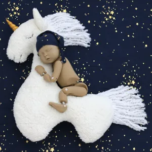Babymoon Unicorn Horse  Posing Pillow | Photoshoot Prop | Posing Aids | White