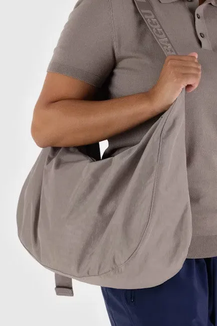Baggu - Large Nylon Crescent Bag, Dove