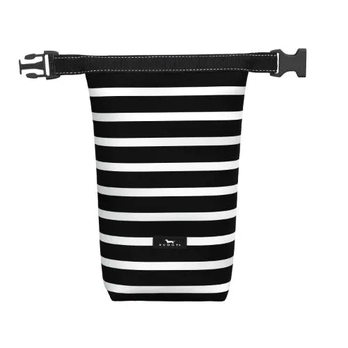 Big Nipper Bottle Bag -  Pattern: Fleetwood Black