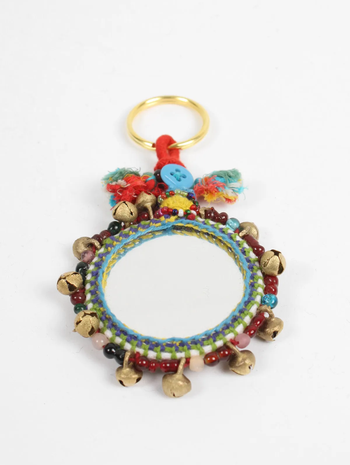Boho Mirror Keyrings, Large
