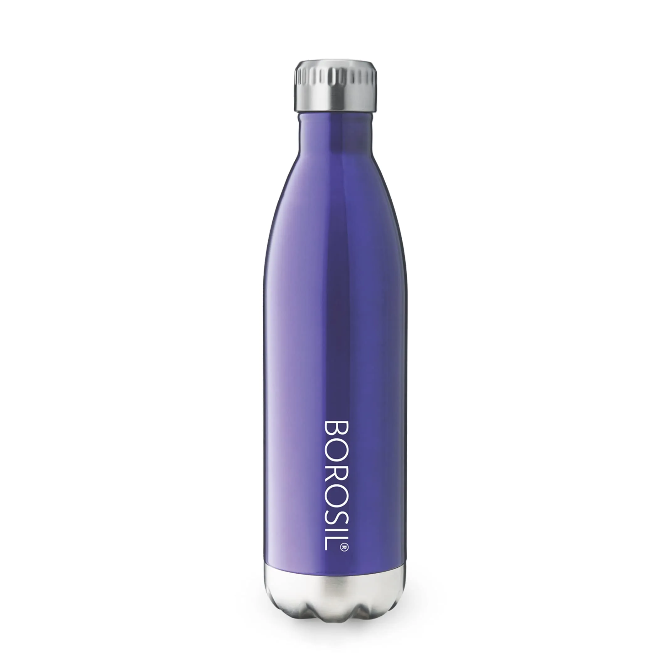Borosil Hydra Thermo Flask with Thermal Cover, 1000 ml, Silver & Hydra Bolt Trans, Blue, 1L & Oyster Vacuum Insulated Teapot (Silver, 2 L)