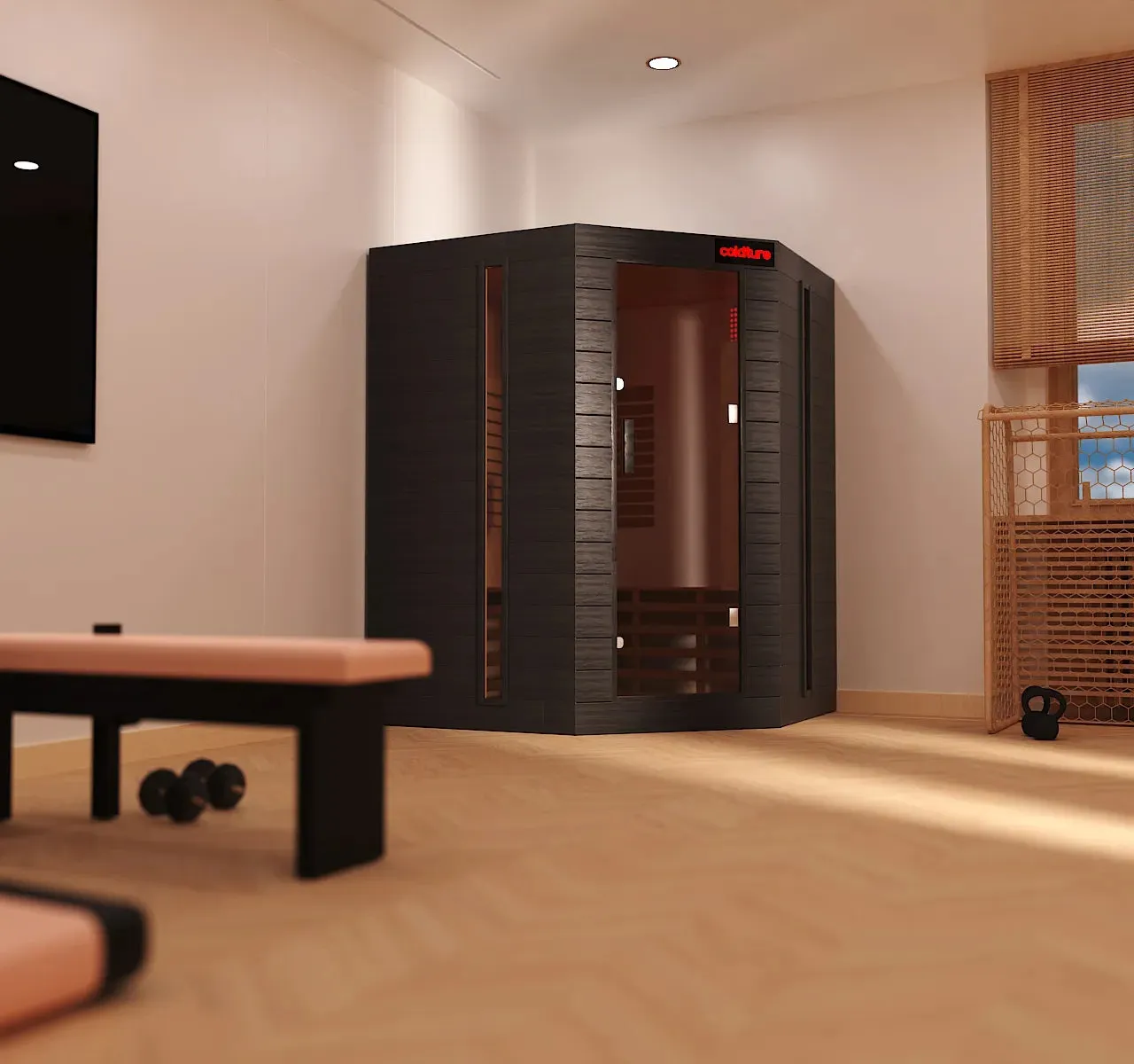 Coldture - The Pod Infrared Corner Sauna