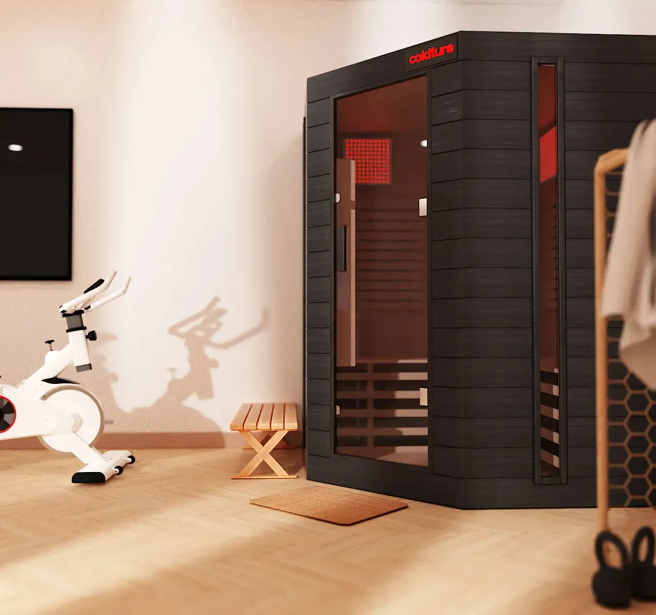 Coldture - The Pod Infrared Corner Sauna
