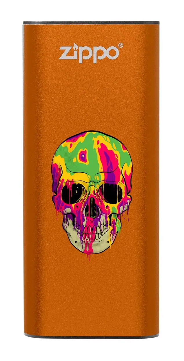 Colorful Skull: HeatBank<sup>®</sup> 3 Rechargeable Hand Warmer
