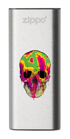 Colorful Skull: HeatBank<sup>®</sup> 3 Rechargeable Hand Warmer