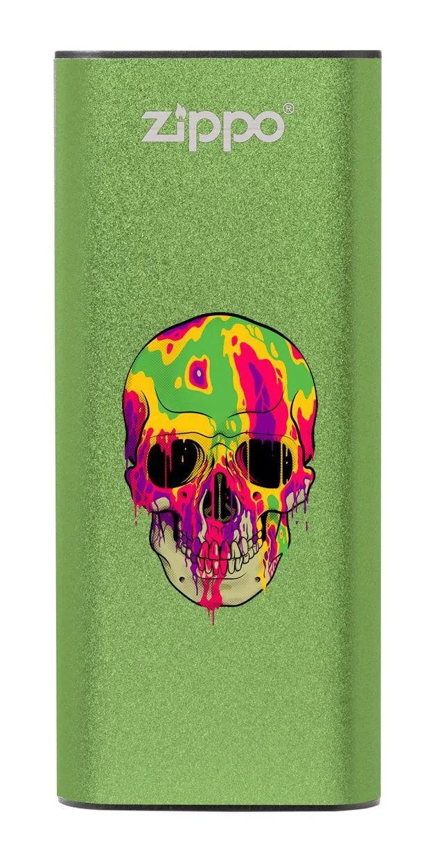 Colorful Skull: HeatBank<sup>®</sup> 3 Rechargeable Hand Warmer