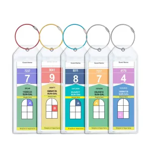 Cruise Luggage Tags for Royal Caribbean & Celebrity Cruise Essentials 5 Pack