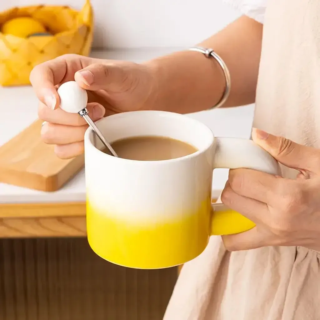 Custom Gradient Ceramic Coffee Mug
