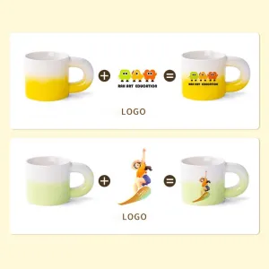 Custom Gradient Ceramic Coffee Mug