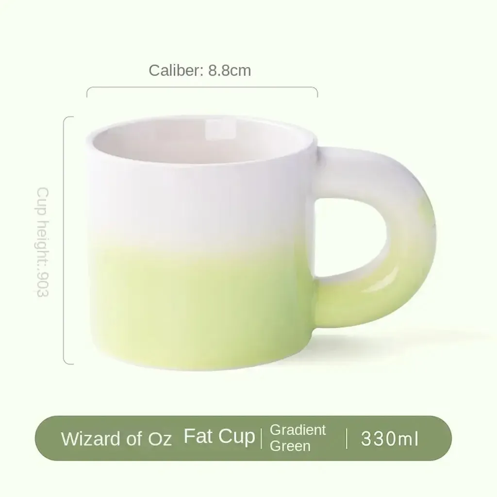 Custom Gradient Ceramic Coffee Mug