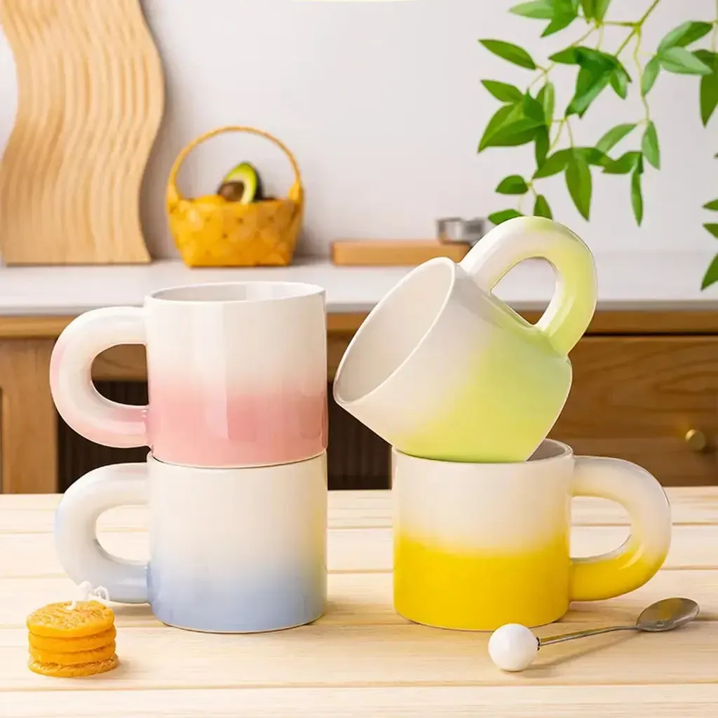 Custom Gradient Ceramic Coffee Mug