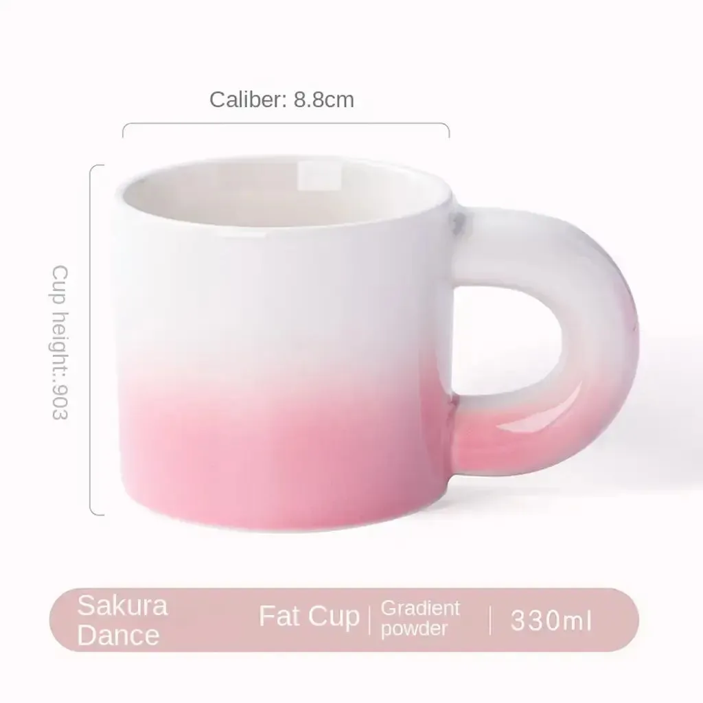 Custom Gradient Ceramic Coffee Mug