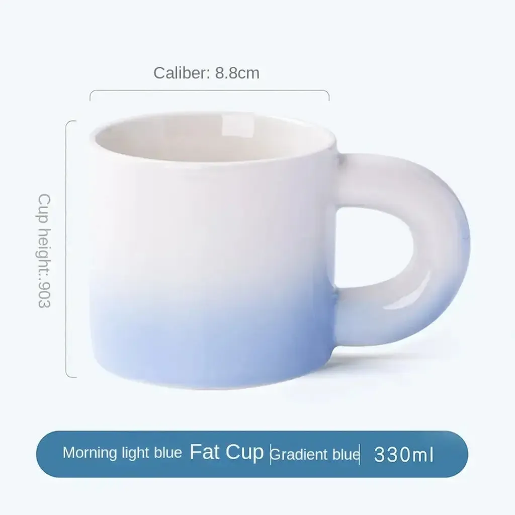 Custom Gradient Ceramic Coffee Mug
