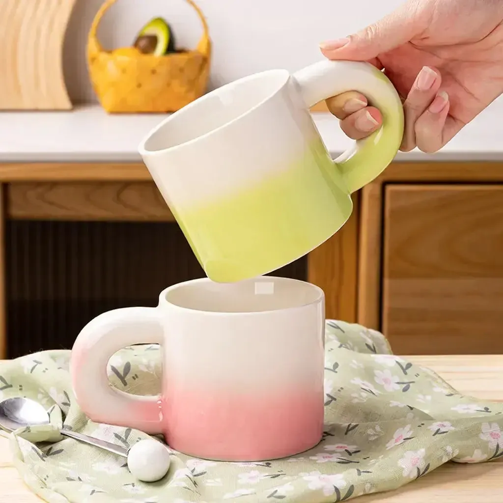 Custom Gradient Ceramic Coffee Mug