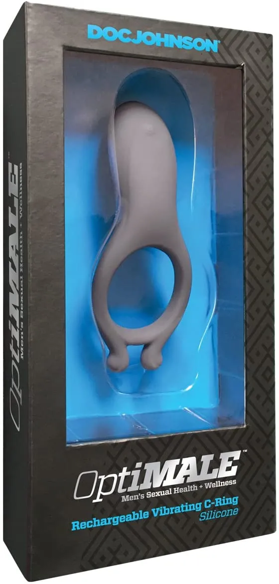 Doc Johnson Optimale Rechargeable Vibrating C-Ring Slate
