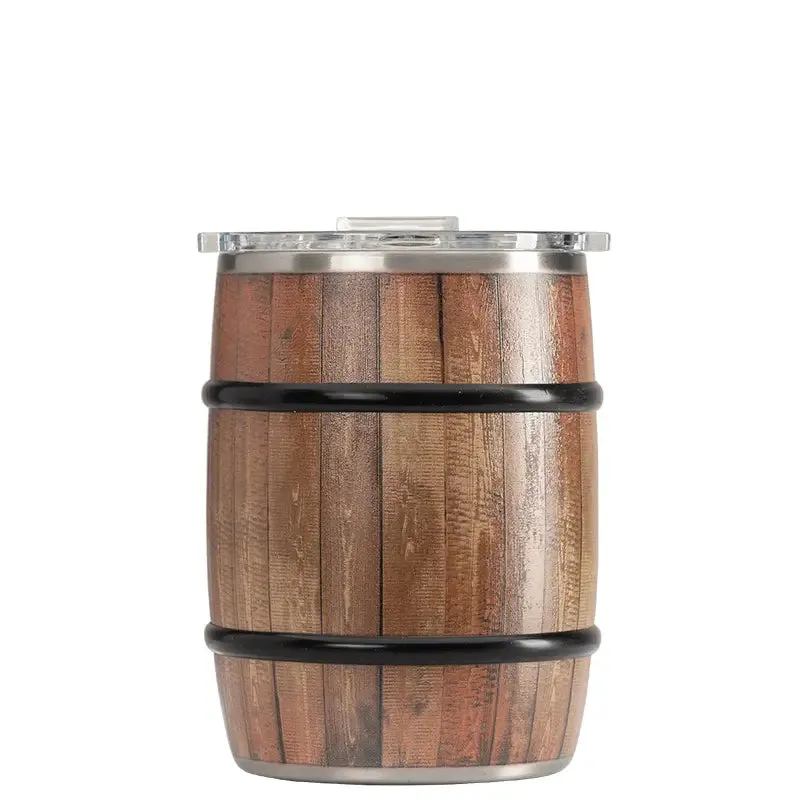 Double Barrel™ 24oz Oak Wood Grain