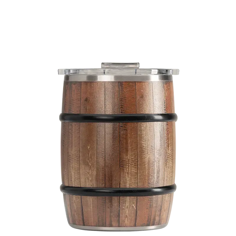 Double Barrel™ 24oz Oak Wood Grain