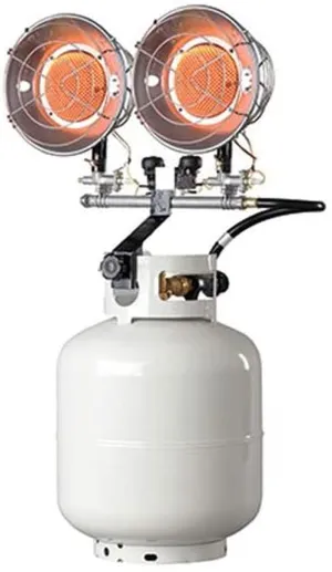 Double Tank Top Outdoor Propane Heater