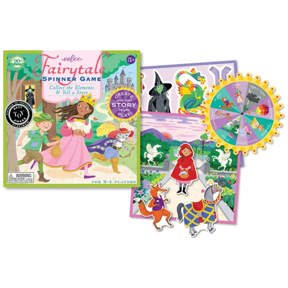 eeBoo Spinner Game Fairytale