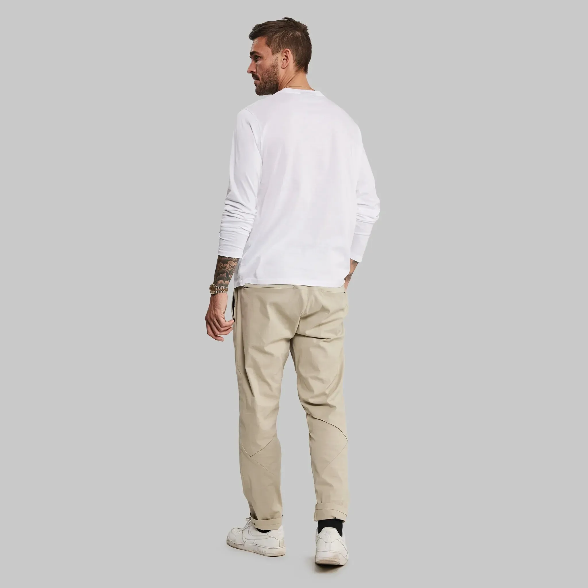 Equator T Shirt. Long Sleeve White edition.