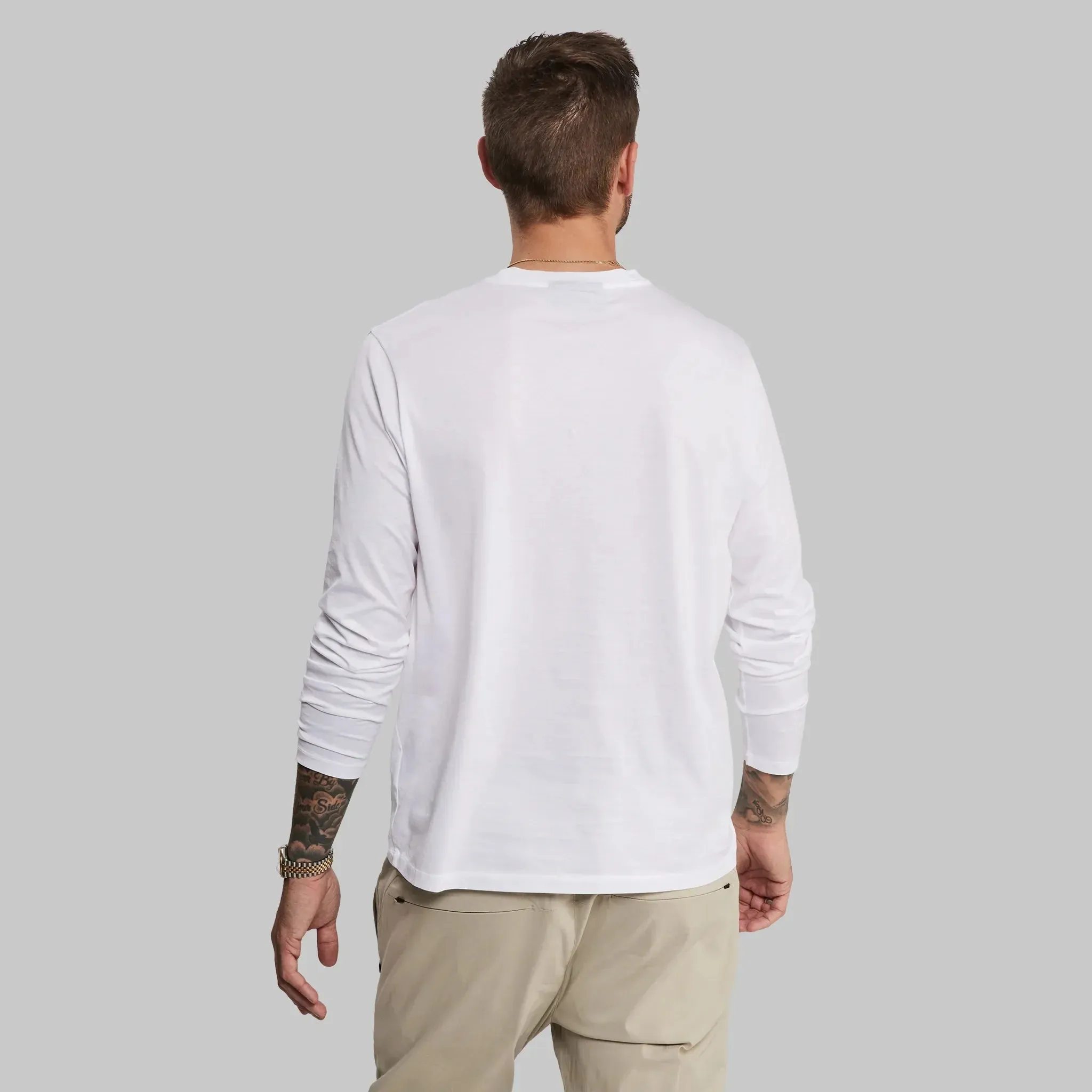 Equator T Shirt. Long Sleeve White edition.