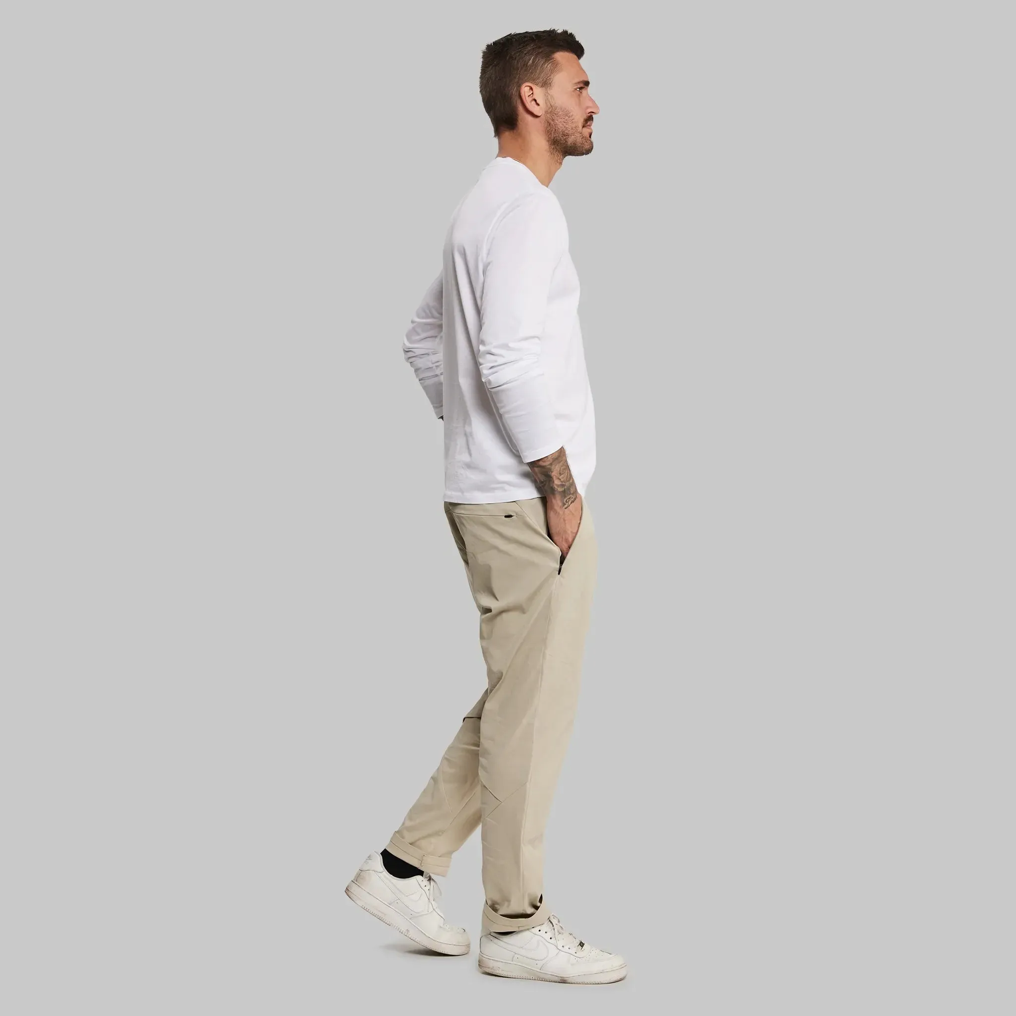 Equator T Shirt. Long Sleeve White edition.