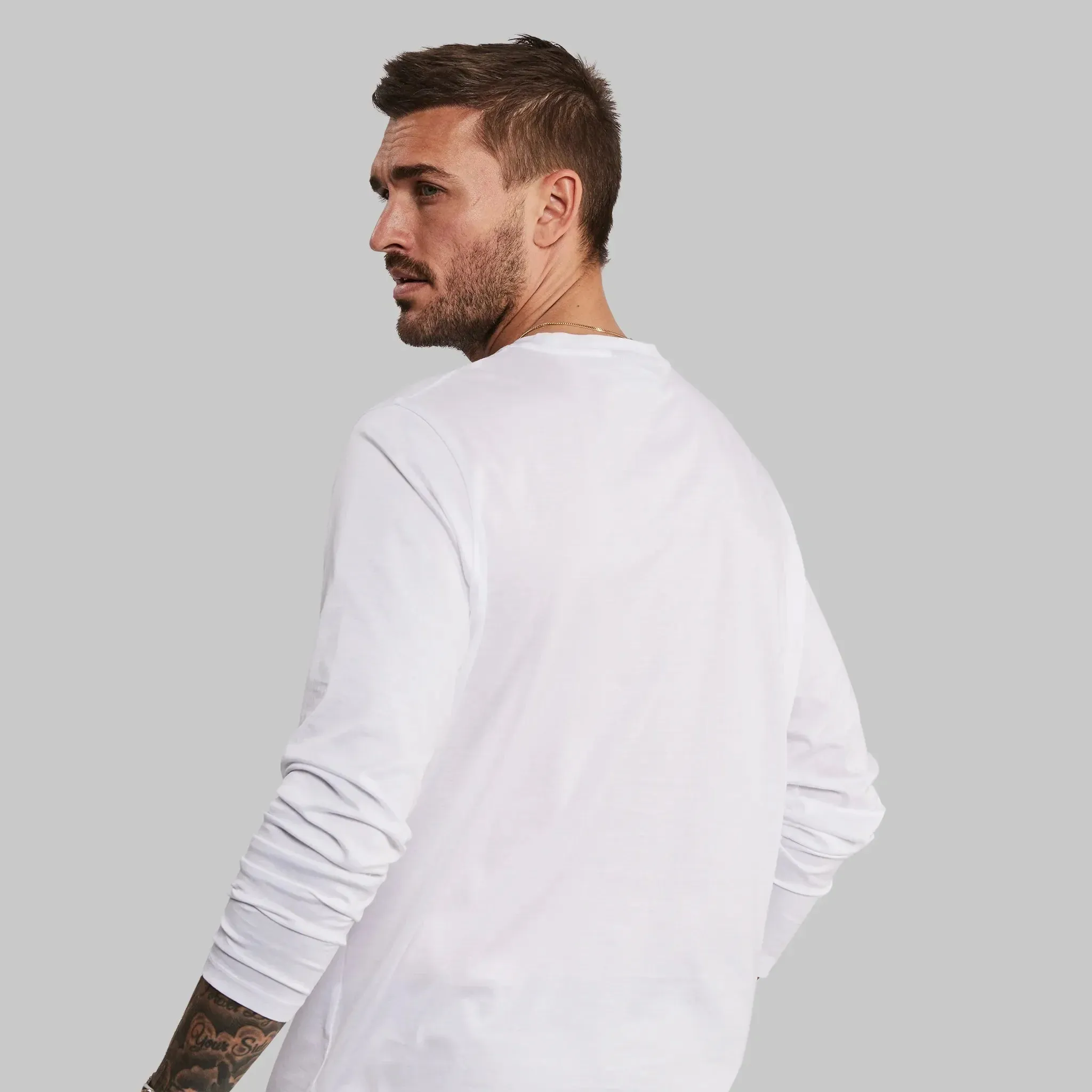 Equator T Shirt. Long Sleeve White edition.
