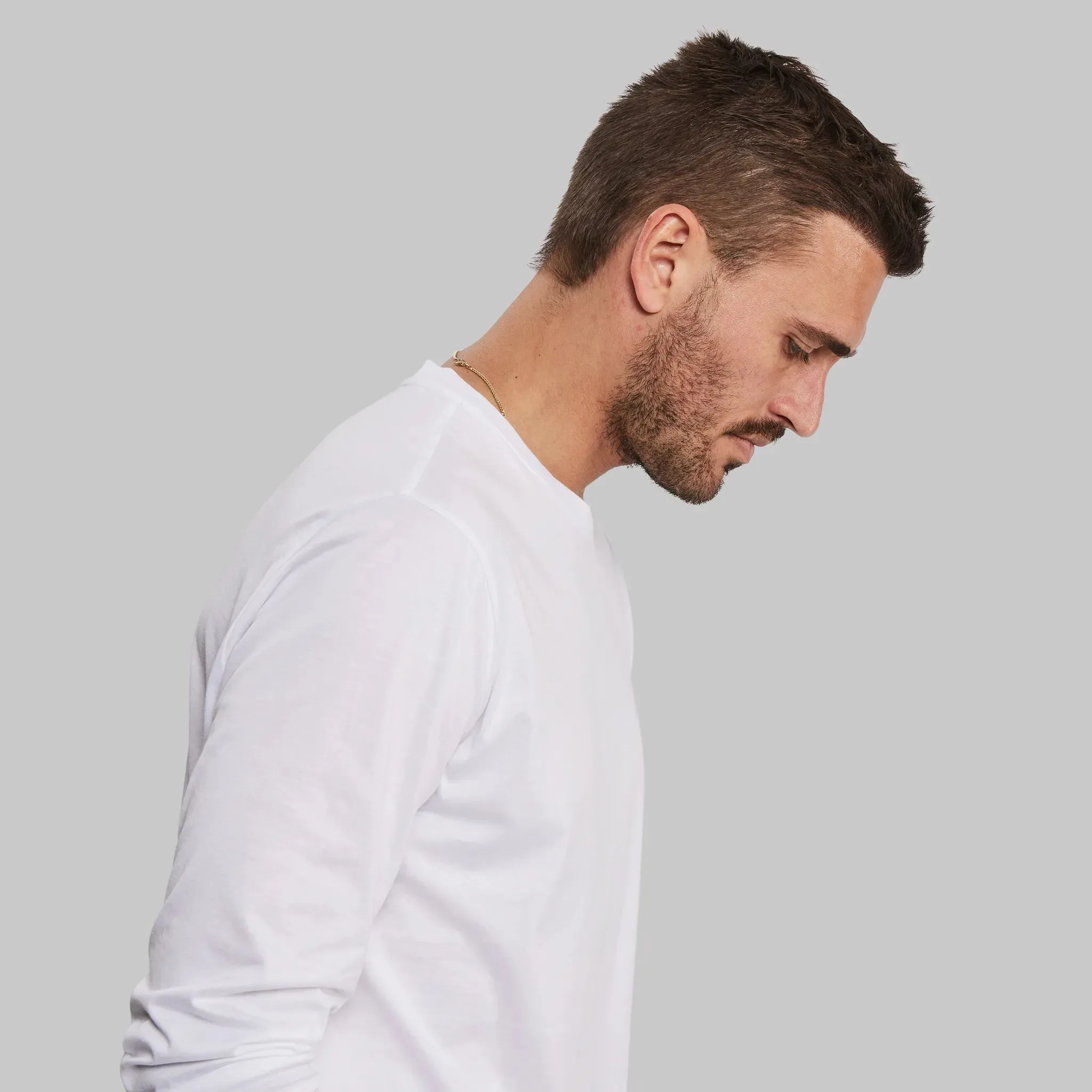 Equator T Shirt. Long Sleeve White edition.