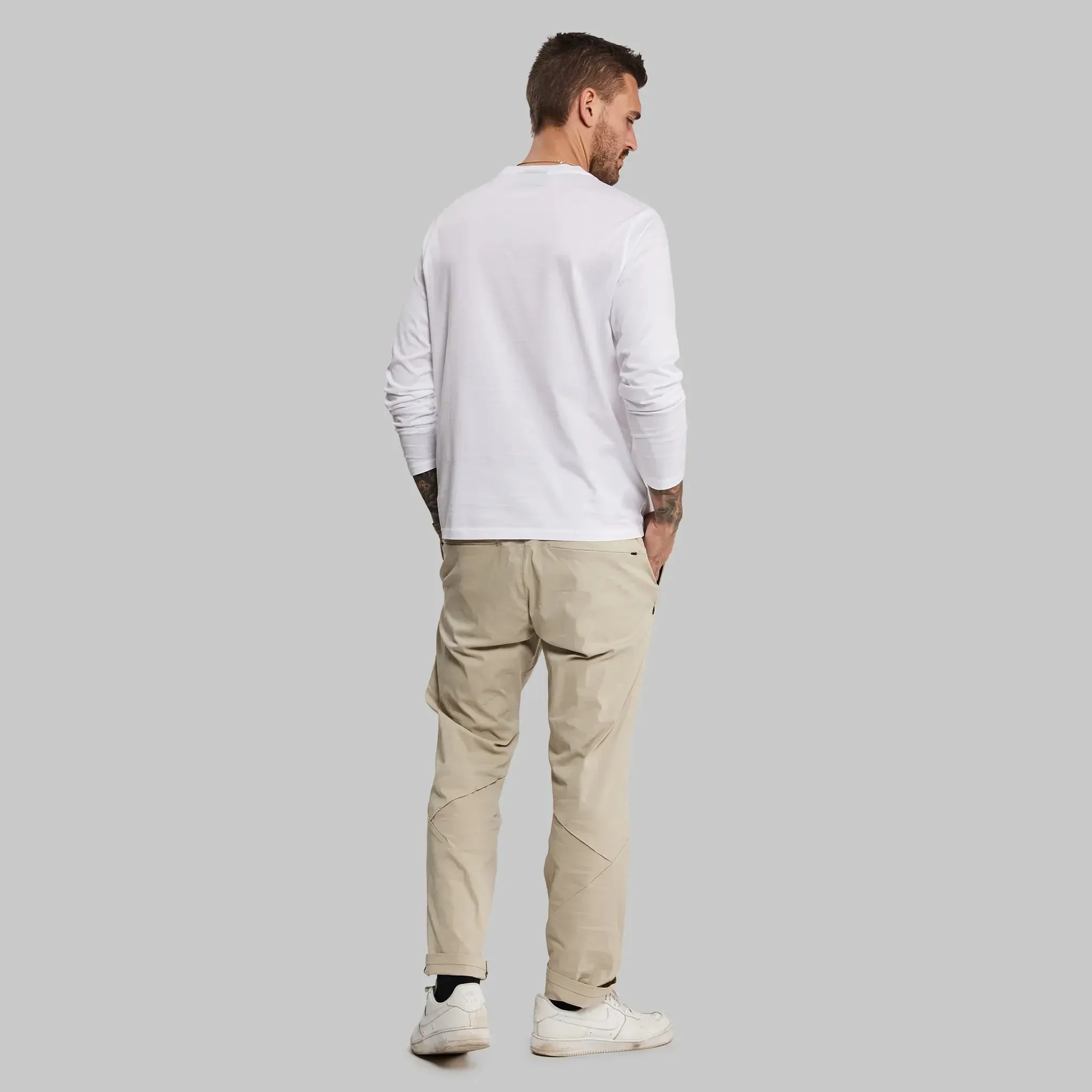 Equator T Shirt. Long Sleeve White edition.