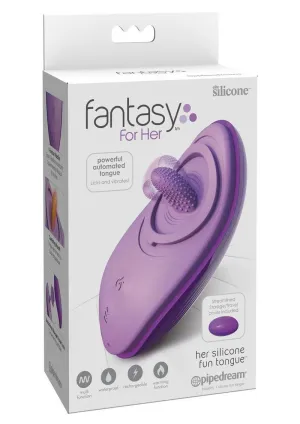 Fantasy For Her Silicone Fun Tongue Rechargeable Multi Function Waterproof