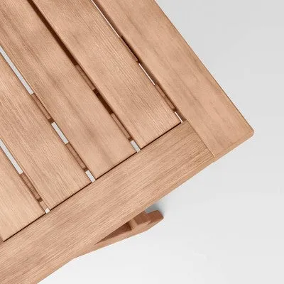 Ferron 28" Square FSC Wood Patio Table - Threshold designed with Studio McGee
