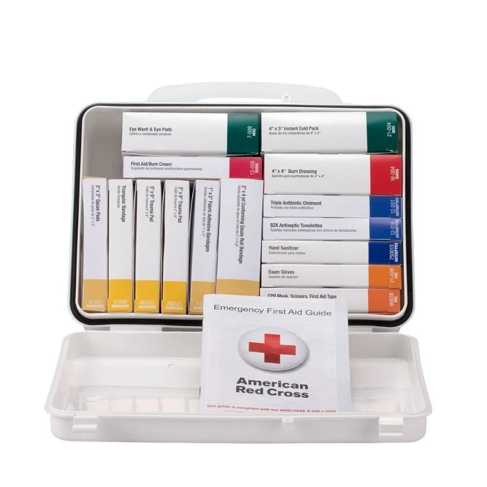 First Aid Only 90569 16 Unit First Aid Kit, ANSI A,  Plastic Case
