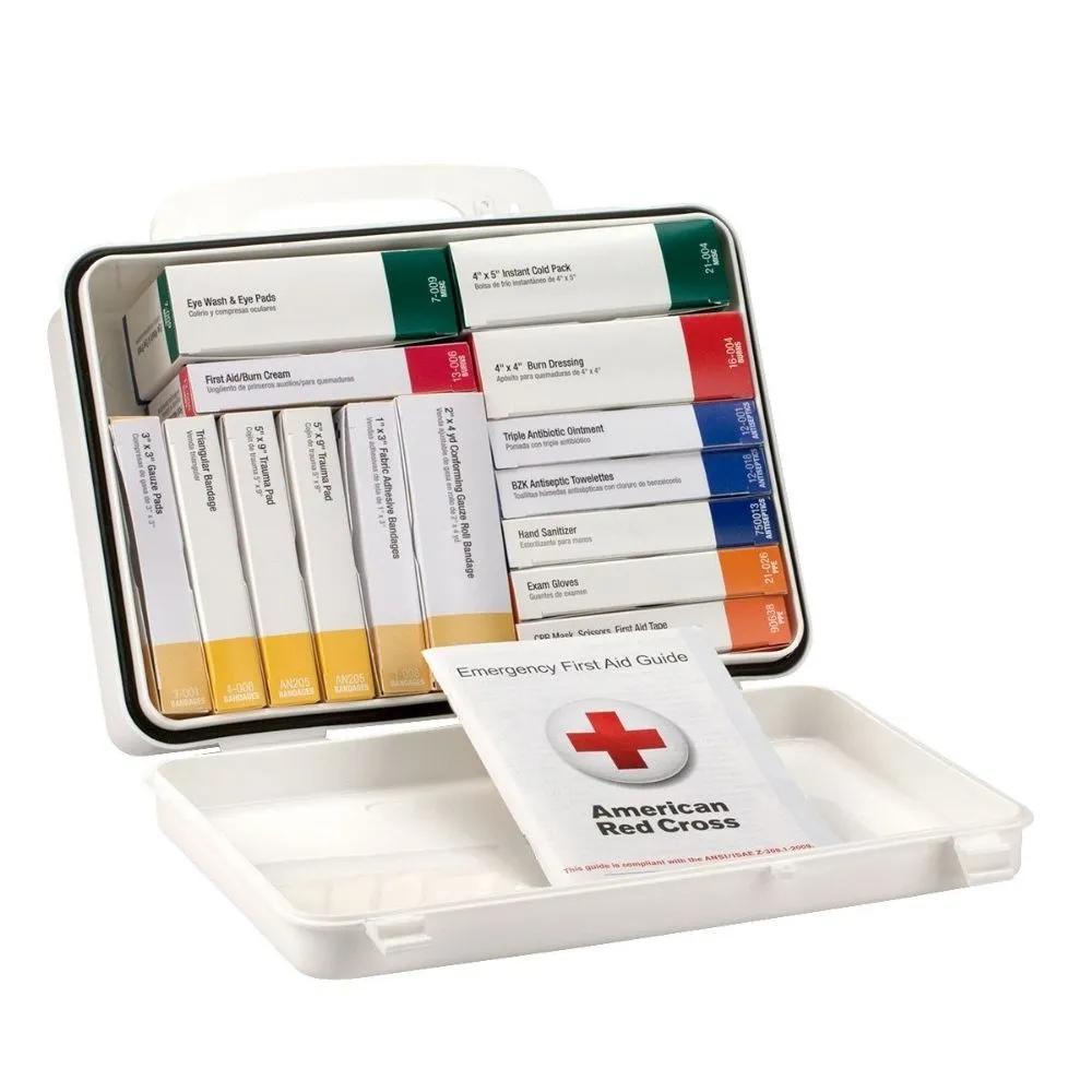 First Aid Only 90569 16 Unit First Aid Kit, ANSI A,  Plastic Case