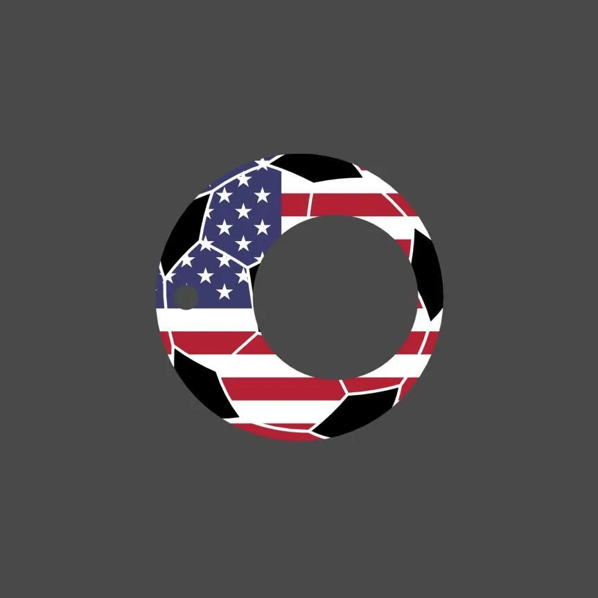 Football World Cup Fidget Spinner Toy Keychain