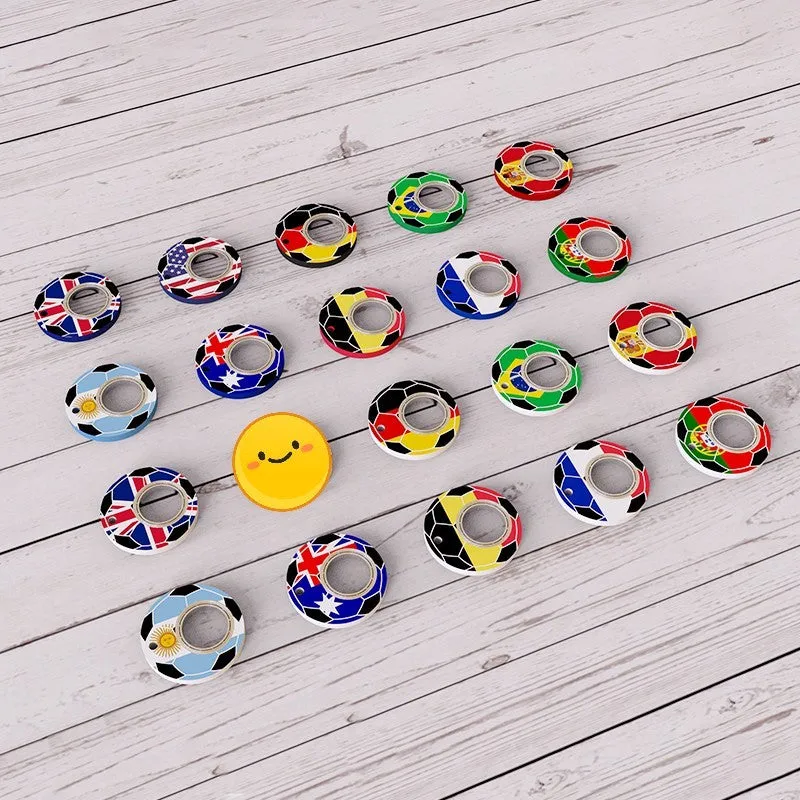 Football World Cup Fidget Spinner Toy Keychain