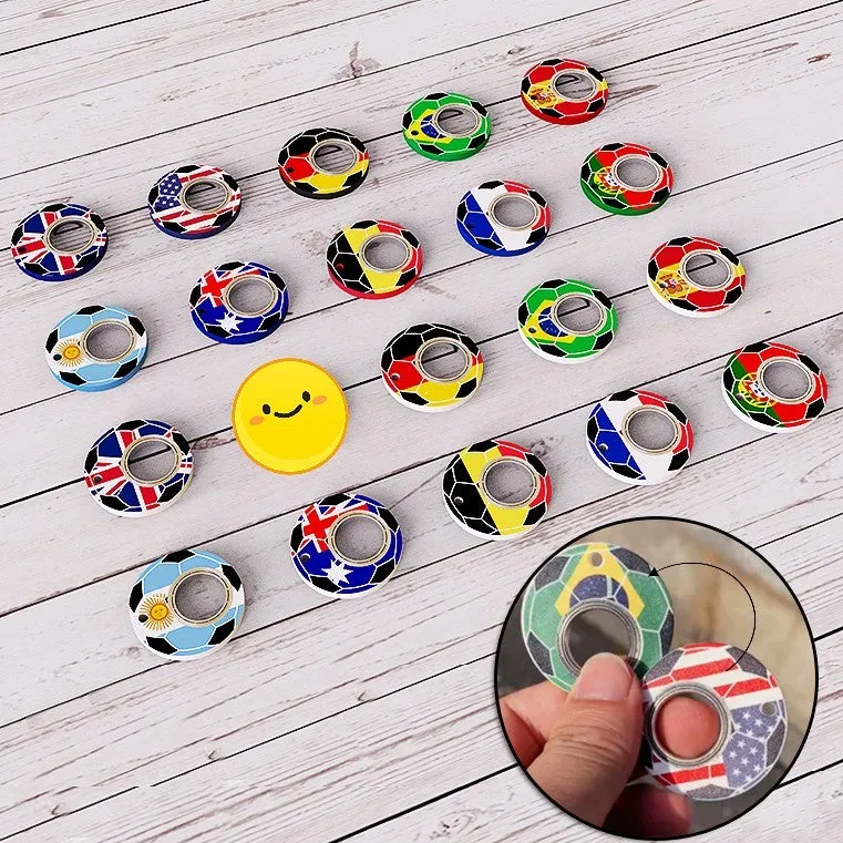Football World Cup Fidget Spinner Toy Keychain