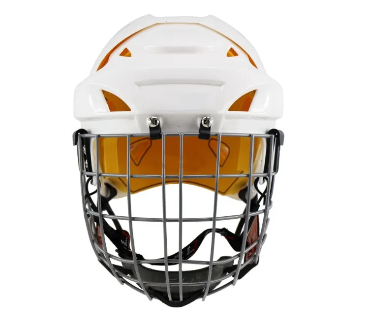 Full face shield ice hockey helmet