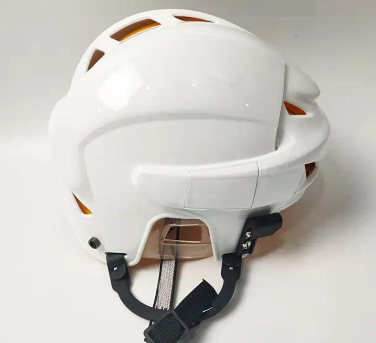 Full face shield ice hockey helmet