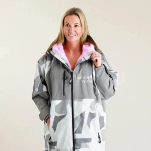 Hard Shell Robe - Arctic Camo/Pink