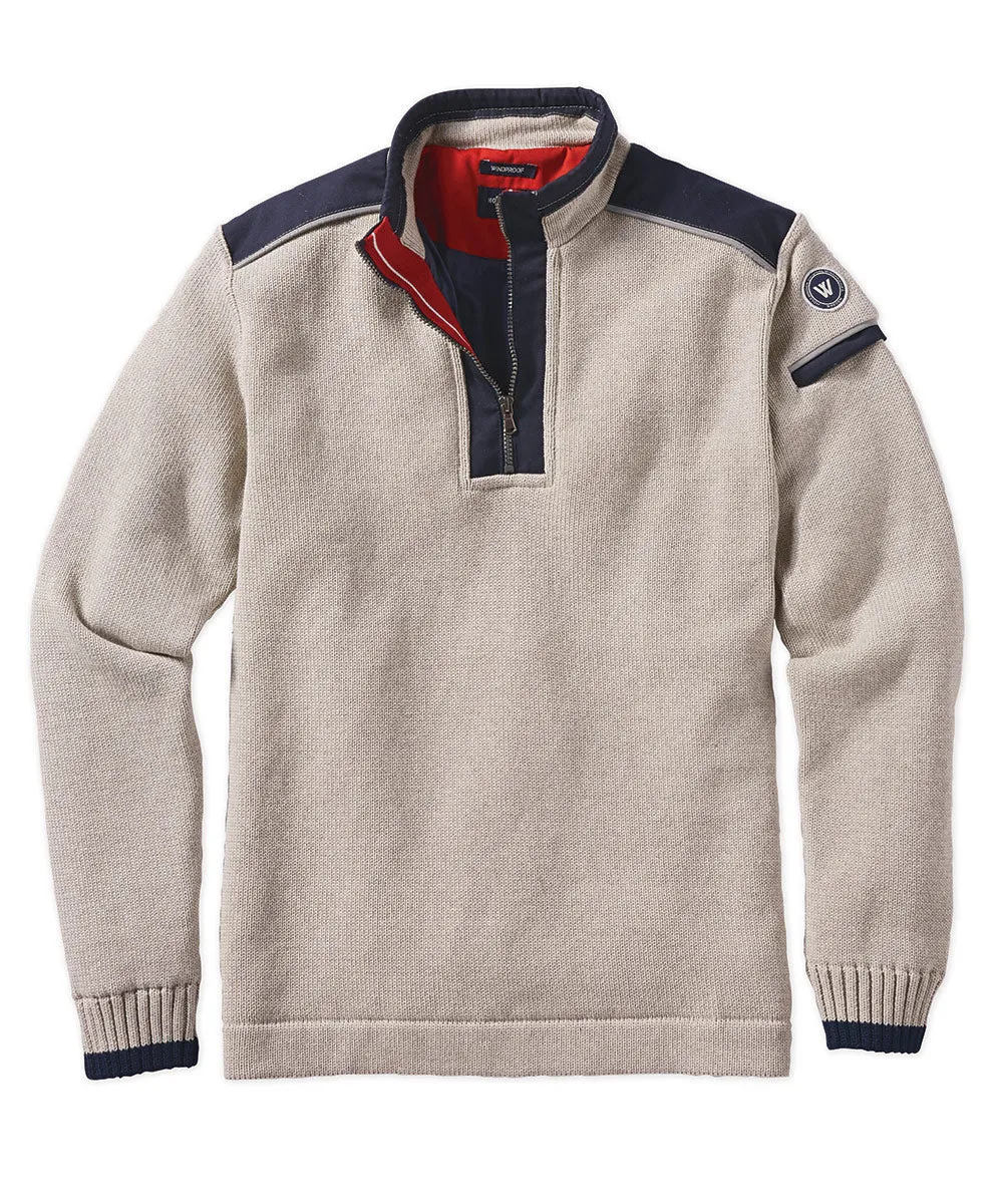 Holebrook Sweden Windproof Cotton Half-Zip Pullover