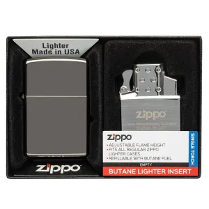 Lighter & Single Butane Insert Gift Set