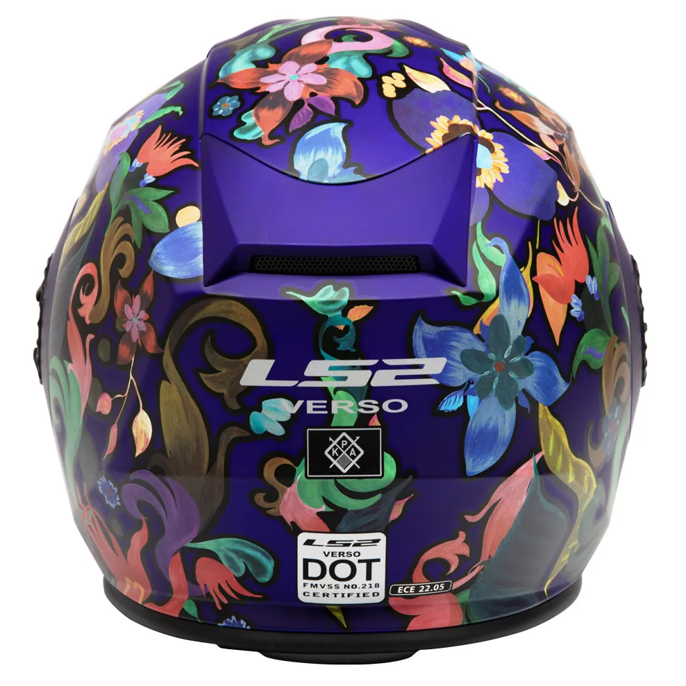 LS2 Helmets Verso Flora Brasil Motorcycle Open Face & 3/4 Helmet